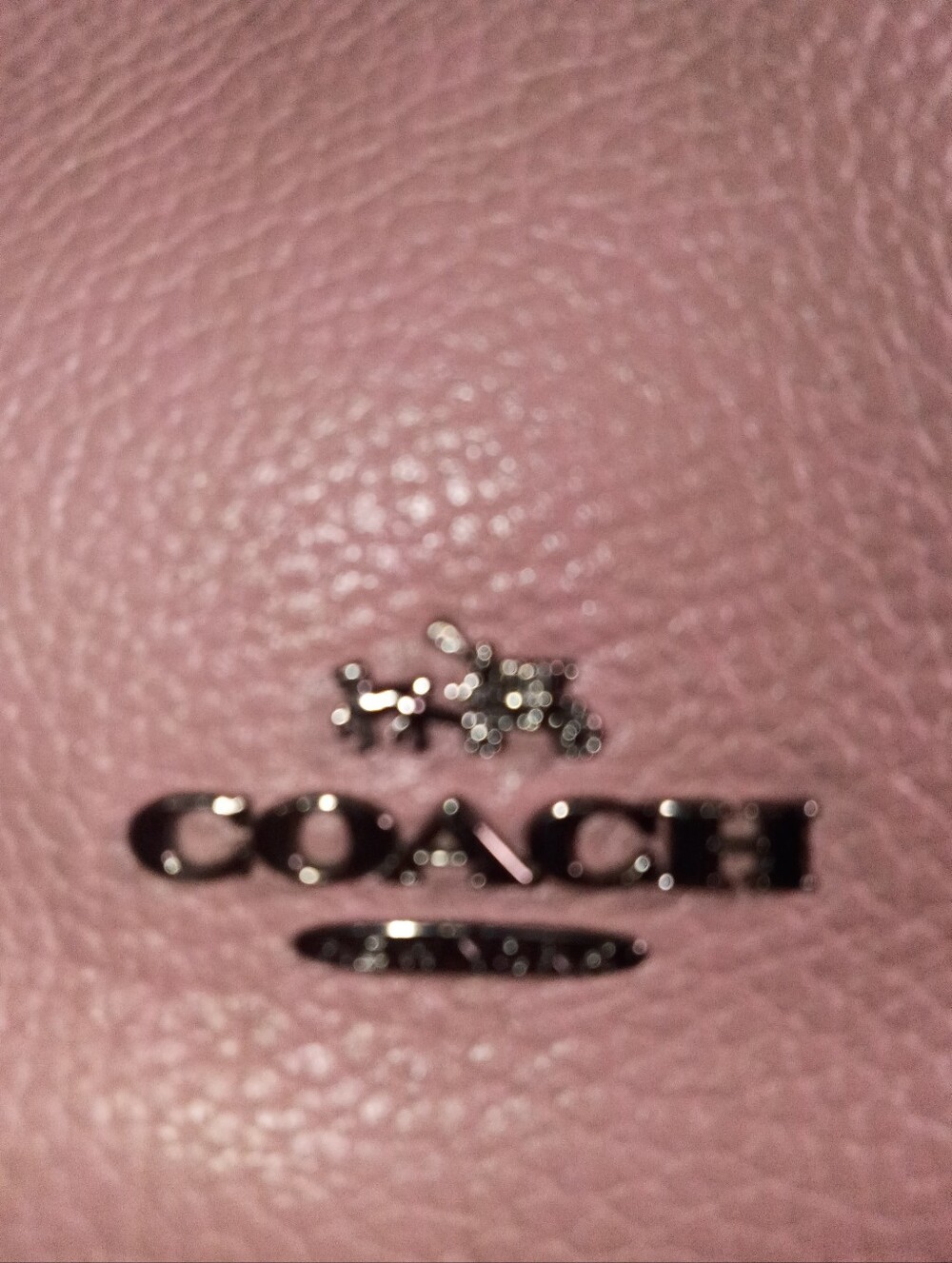 Coach Dusty Rose Pebbled Leather Shoulder Bag - Picture 4 of 8
